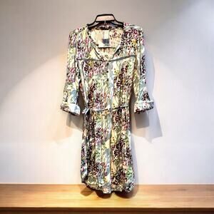 Dolan by Anthropologie Floral Dress - Green and Pink